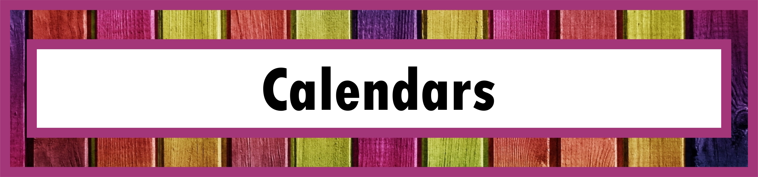 Products button for Calendars
